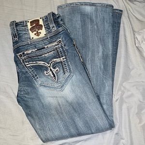 Mens Rock Revival Rayan slim boot